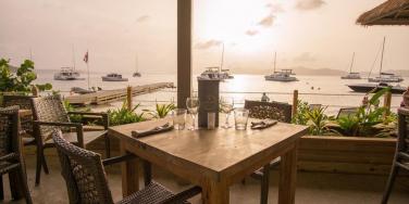 dining, Cooper Island Beach Club, BVI